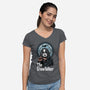 The Crowfather-Womens-V-Neck-Tee-zascanauta