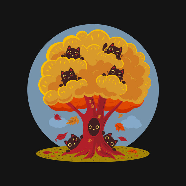 Kitty Tree-None-Fleece-Blanket-erion_designs