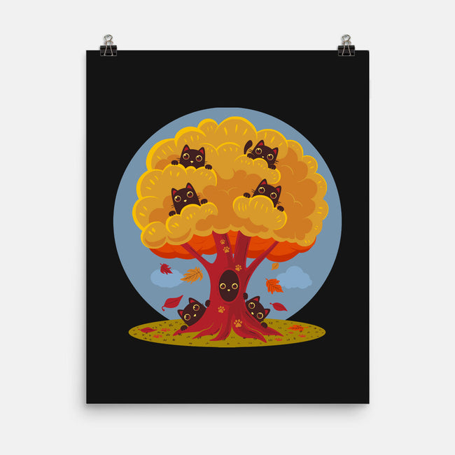 Kitty Tree-None-Matte-Poster-erion_designs