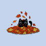 Kitty Leaves-None-Glossy-Sticker-erion_designs