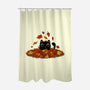 Kitty Leaves-None-Polyester-Shower Curtain-erion_designs