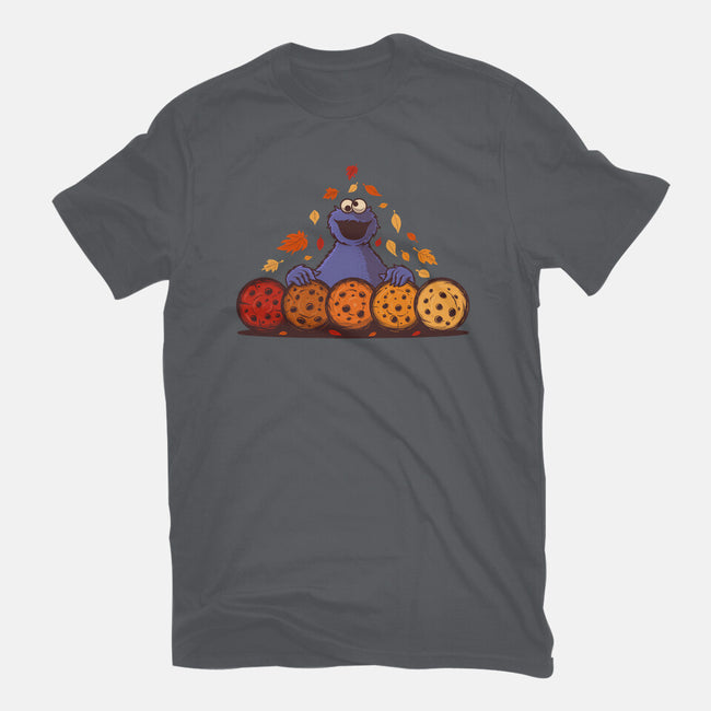 Autumn Cookie Colors-Womens-Basic-Tee-erion_designs