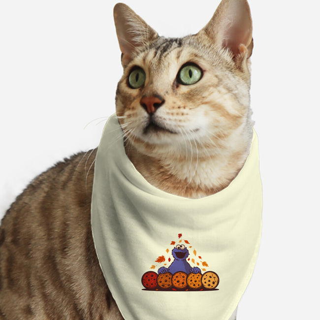 Autumn Cookie Colors-Cat-Bandana-Pet Collar-erion_designs