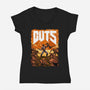 Guts Of Doom-Womens-V-Neck-Tee-manoystee