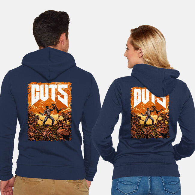 Guts Of Doom-Unisex-Zip-Up-Sweatshirt-manoystee