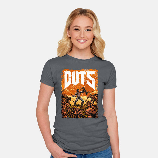 Guts Of Doom-Womens-Fitted-Tee-manoystee