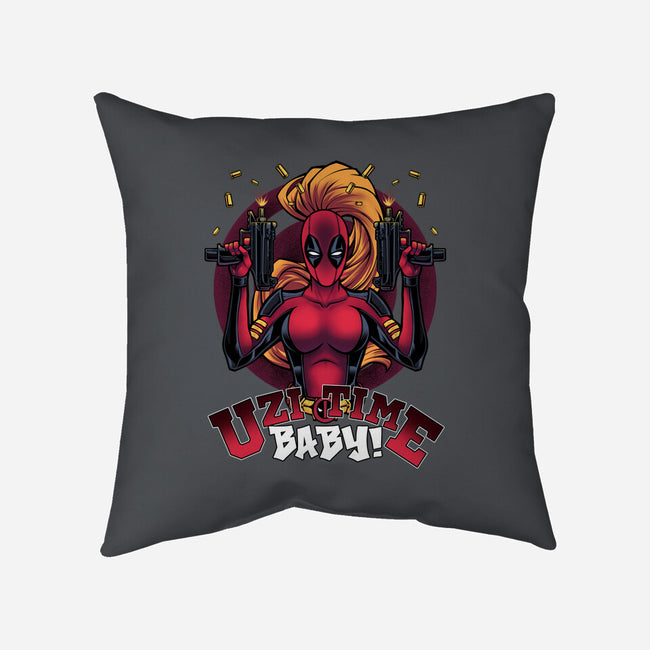 Uzi Time Baby-None-Removable Cover-Throw Pillow-Cattoc_C