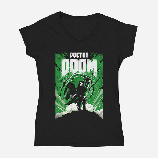 Doomsday-Womens-V-Neck-Tee-Cattoc_C