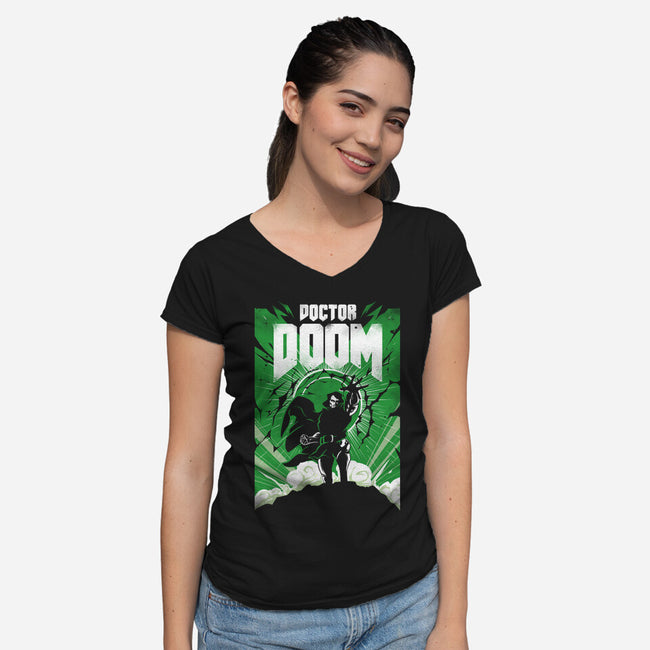 Doomsday-Womens-V-Neck-Tee-Cattoc_C