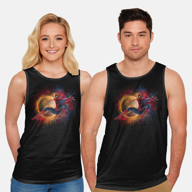 Painting The Spiderverse-Unisex-Basic-Tank-zascanauta