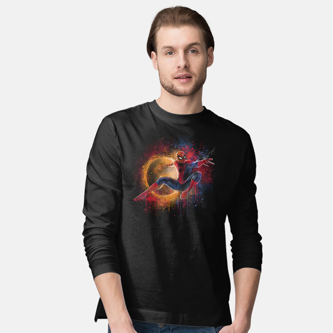 Painting The Spiderverse-Mens-Long Sleeved-Tee-zascanauta