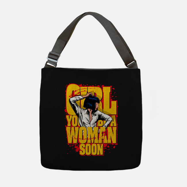 Pulp Girl-None-Adjustable Tote-Bag-CappO