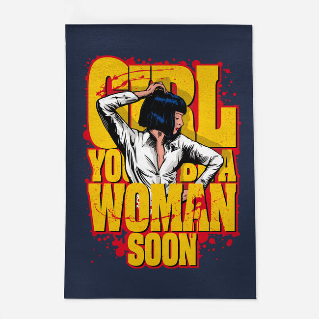 Pulp Girl-None-Indoor-Rug-CappO