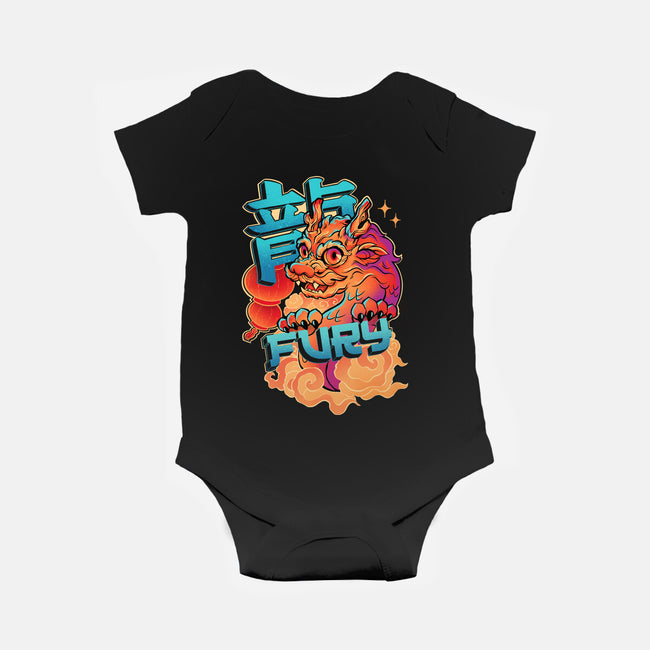 Dragon Fury-Baby-Basic-Onesie-ricolaa