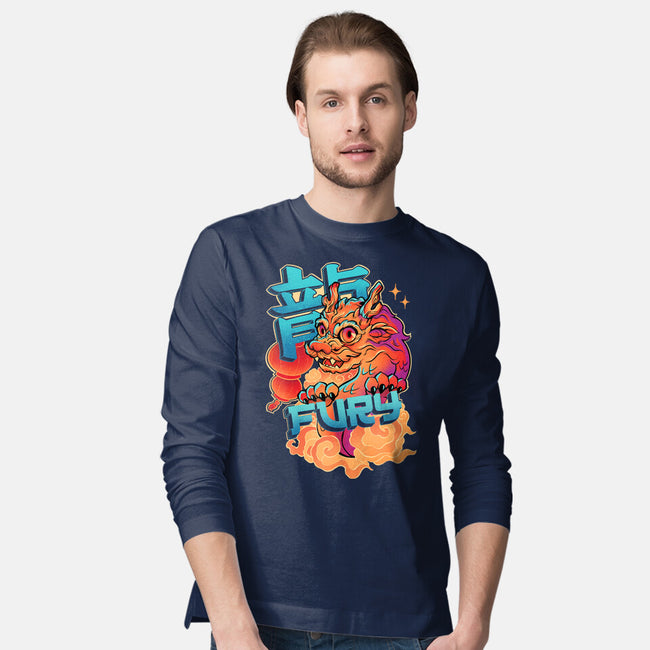 Dragon Fury-Mens-Long Sleeved-Tee-ricolaa