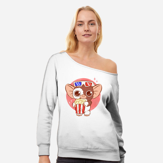 A Midnight Snack-Womens-Off Shoulder-Sweatshirt-ricolaa