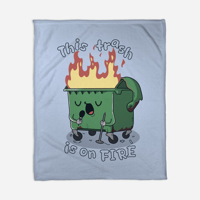 Is On Fire-None-Fleece-Blanket-Claudia