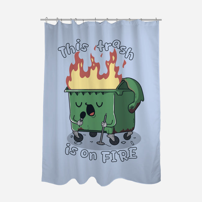 Is On Fire-None-Polyester-Shower Curtain-Claudia