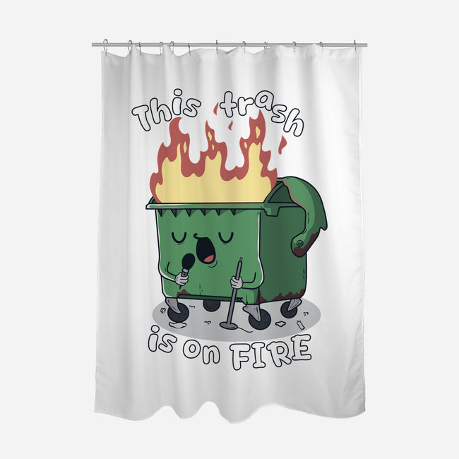 Is On Fire-None-Polyester-Shower Curtain-Claudia