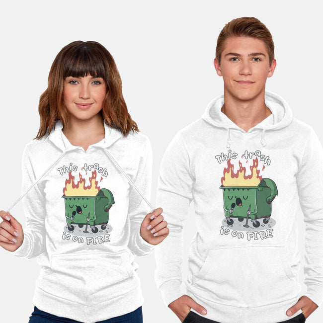 Is On Fire-Unisex-Pullover-Sweatshirt-Claudia