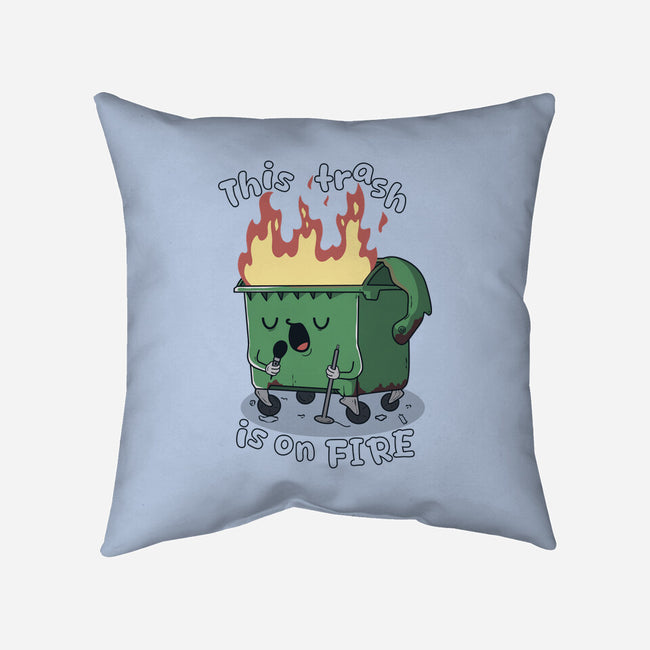 Is On Fire-None-Removable Cover-Throw Pillow-Claudia