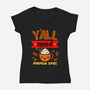 Yall Need Pumpkin Spice-Womens-V-Neck-Tee-Boggs Nicolas