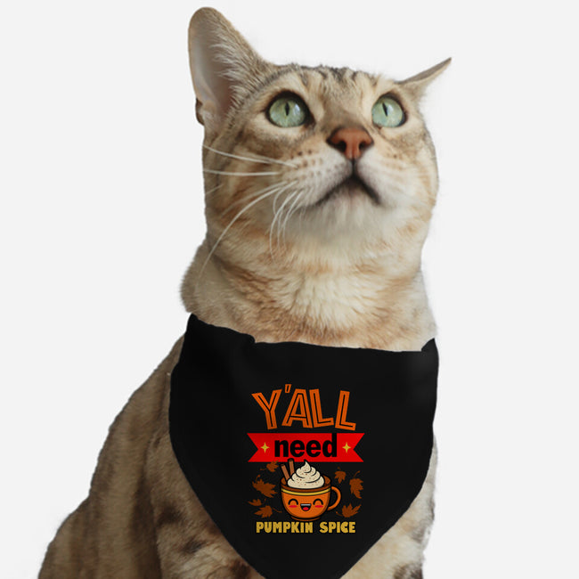 Yall Need Pumpkin Spice-Cat-Adjustable-Pet Collar-Boggs Nicolas