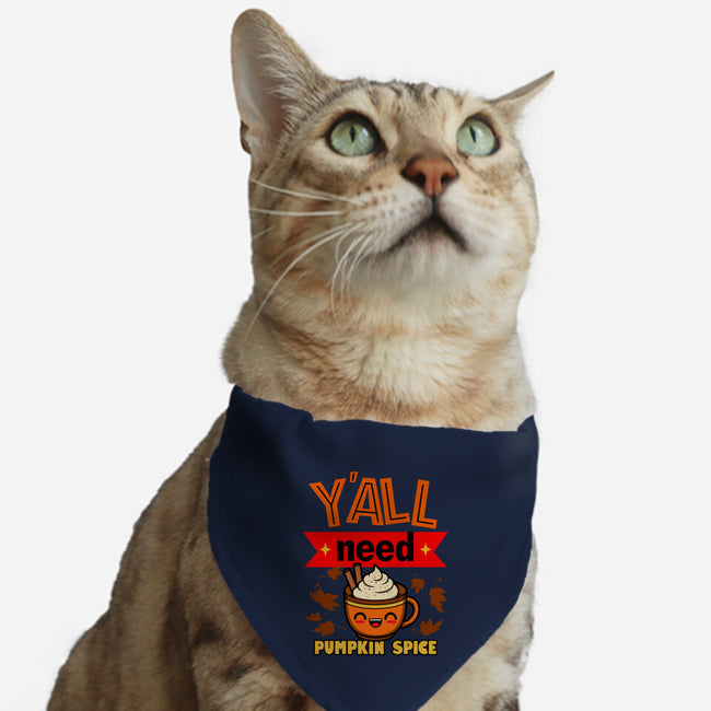 Yall Need Pumpkin Spice-Cat-Adjustable-Pet Collar-Boggs Nicolas