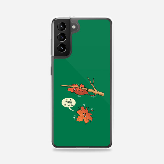 Reluctant Leaf-Samsung-Snap-Phone Case-Boggs Nicolas