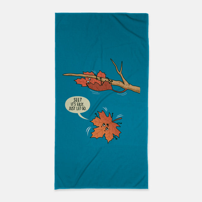 Reluctant Leaf-None-Beach-Towel-Boggs Nicolas