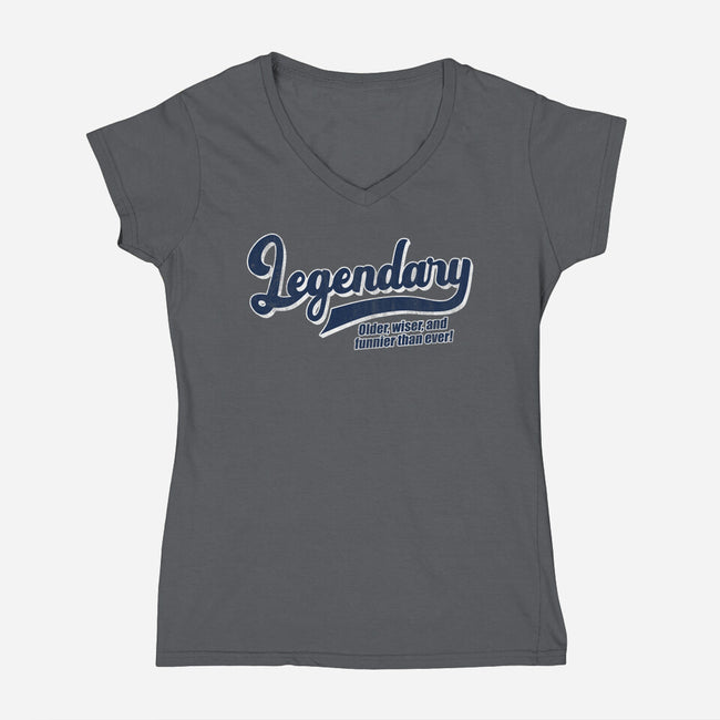 I'm Legendary-Womens-V-Neck-Tee-NMdesign