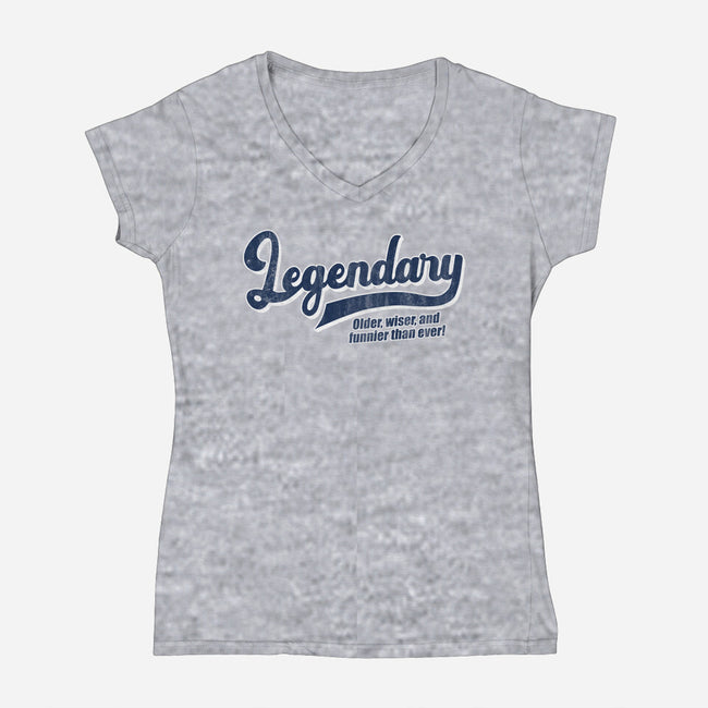 I'm Legendary-Womens-V-Neck-Tee-NMdesign