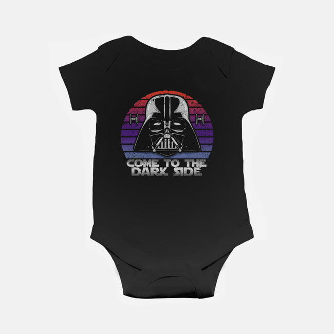 Vintage Dark Side-Baby-Basic-Onesie-NMdesign