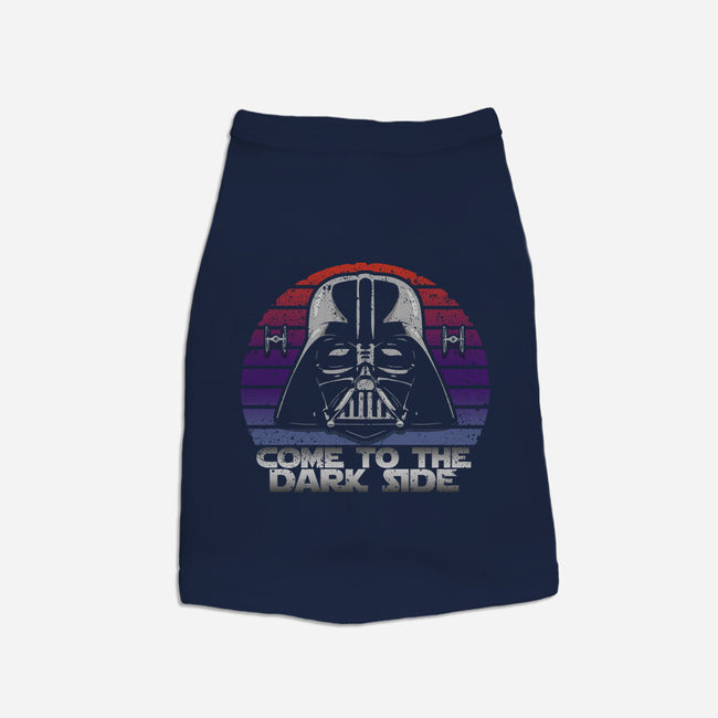 Vintage Dark Side-Cat-Basic-Pet Tank-NMdesign