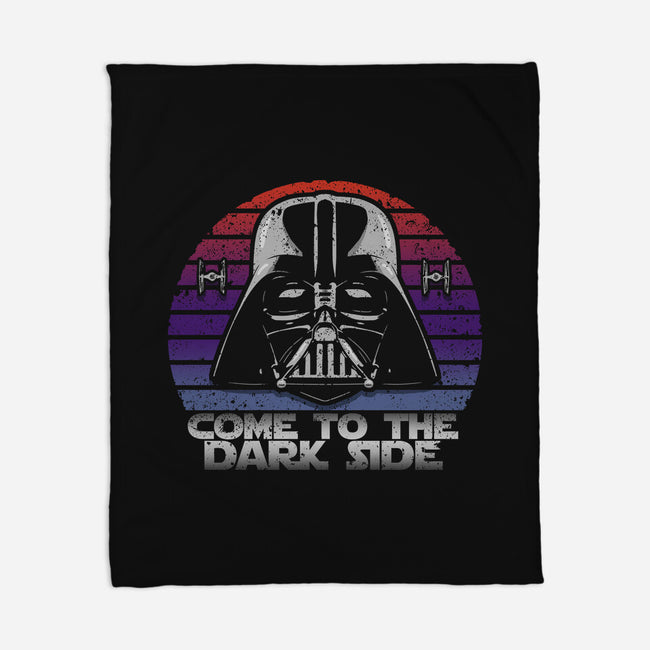 Vintage Dark Side-None-Fleece-Blanket-NMdesign