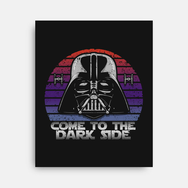 Vintage Dark Side-None-Stretched-Canvas-NMdesign