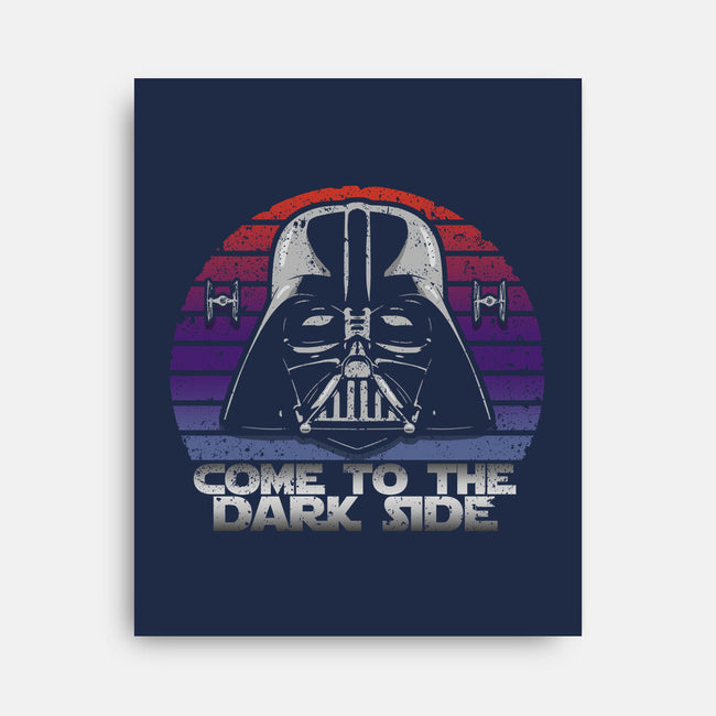 Vintage Dark Side-None-Stretched-Canvas-NMdesign