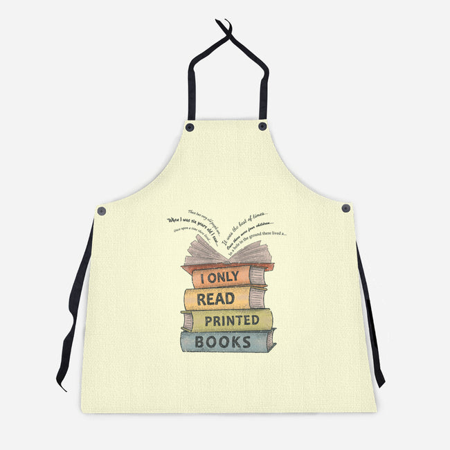 Vintage Reader-Unisex-Kitchen-Apron-NMdesign