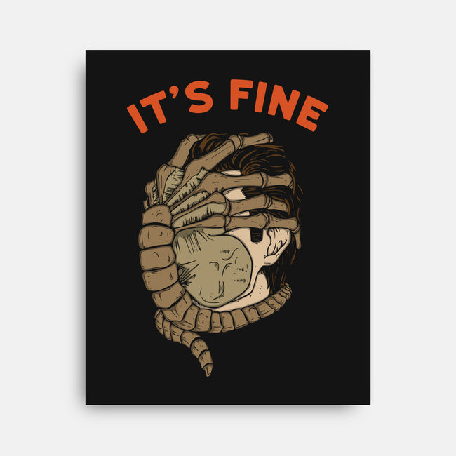 It's Fine-None-Stretched-Canvas-Melonseta