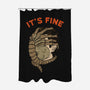 It's Fine-None-Polyester-Shower Curtain-Melonseta