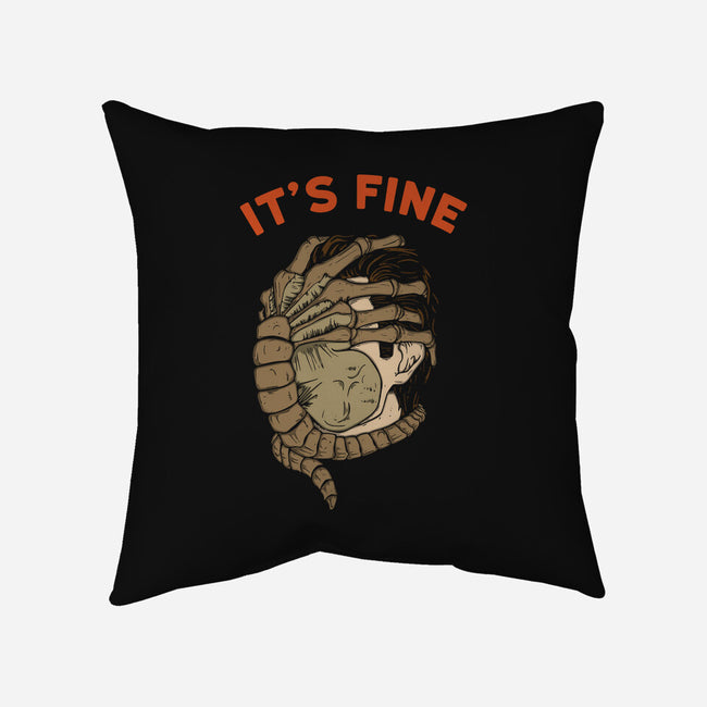 It's Fine-None-Removable Cover-Throw Pillow-Melonseta