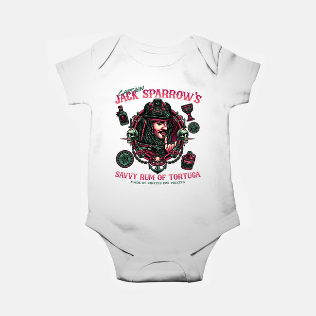 Savvy Rum-Baby-Basic-Onesie-glitchygorilla