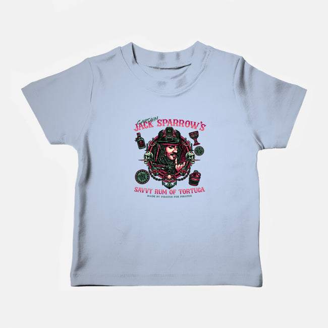 Savvy Rum-Baby-Basic-Tee-glitchygorilla