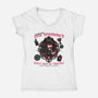 Savvy Rum-Womens-V-Neck-Tee-glitchygorilla