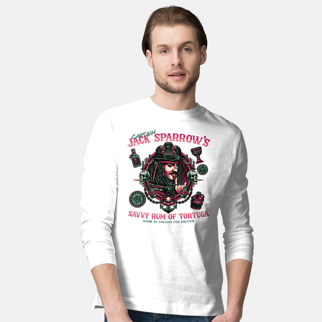 Savvy Rum-Mens-Long Sleeved-Tee-glitchygorilla