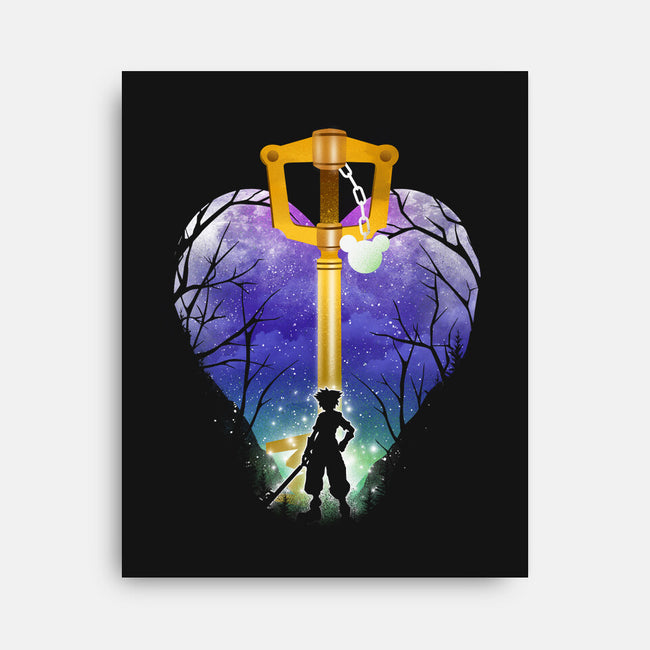 The Keyblade-None-Stretched-Canvas-dandingeroz