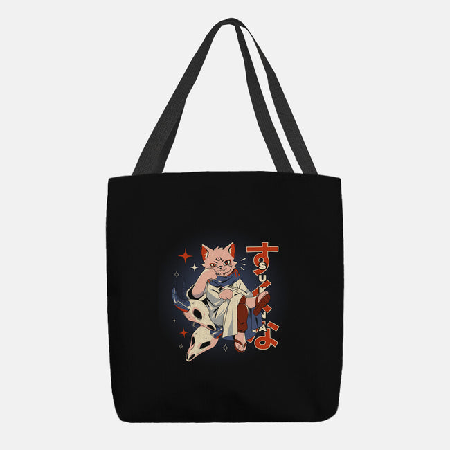 Sukuna Cat-None-Basic Tote-Bag-yumie