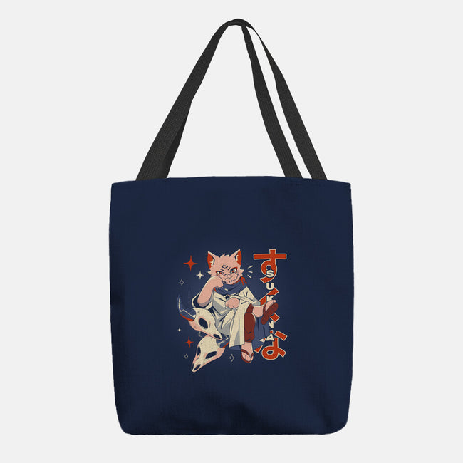 Sukuna Cat-None-Basic Tote-Bag-yumie