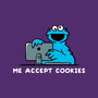 Me Accept Cookies-None-Fleece-Blanket-damglynn