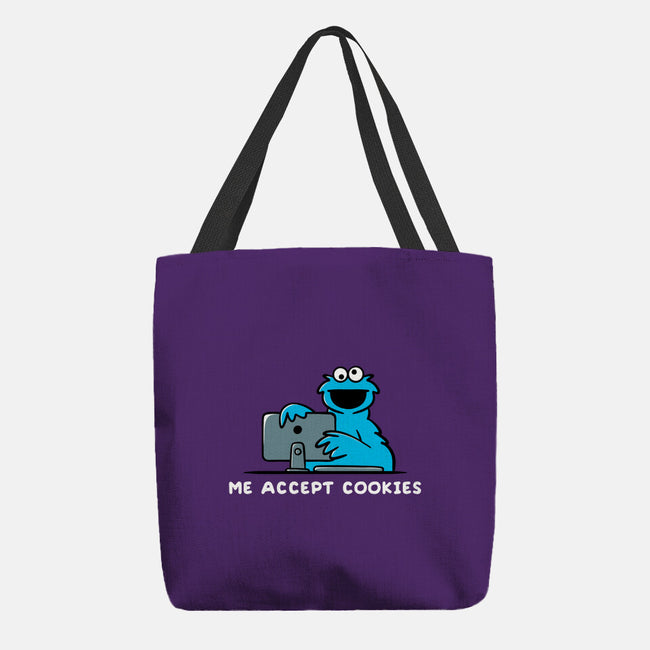 Me Accept Cookies-None-Basic Tote-Bag-damglynn